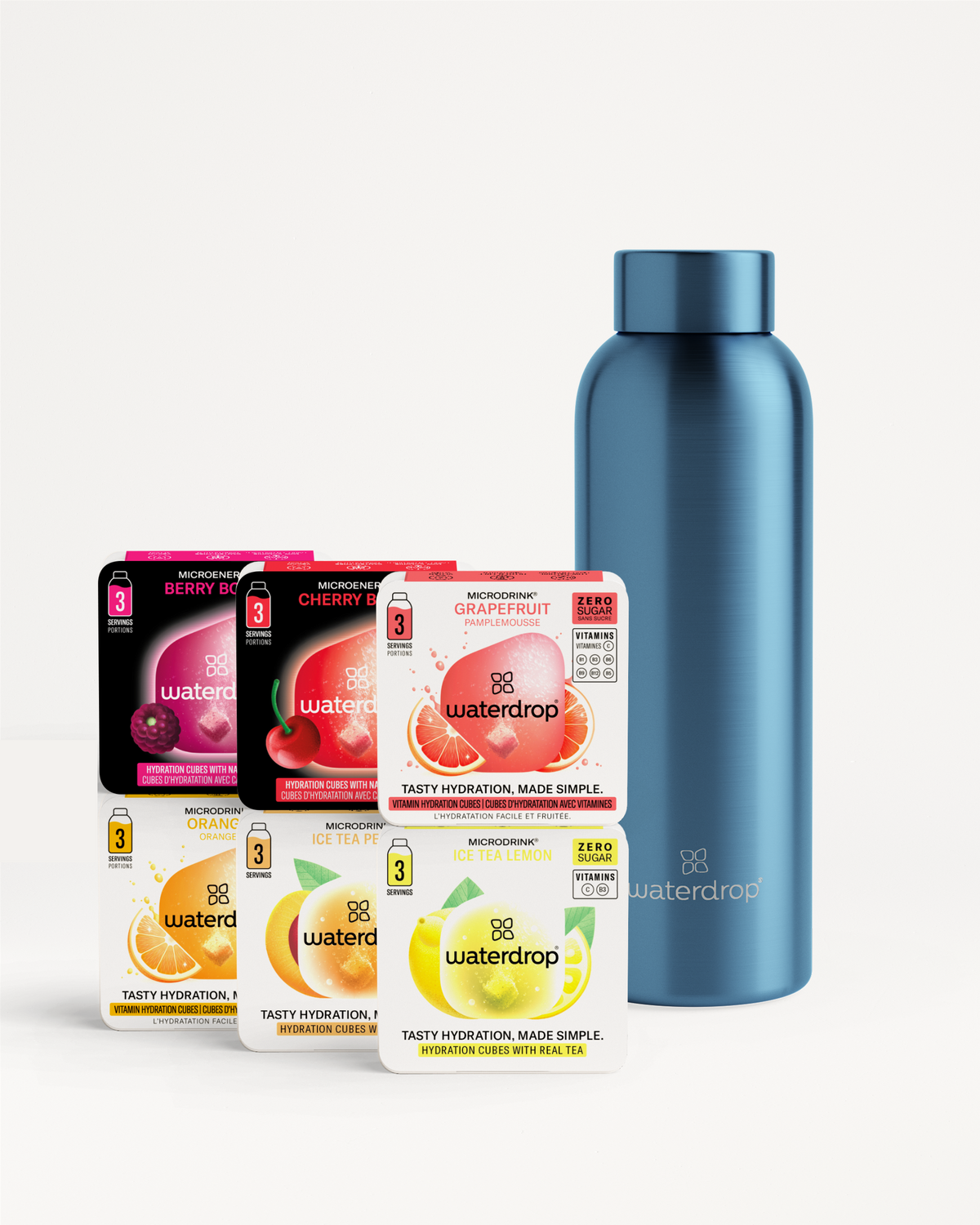 Ochutnávkový Set s Termo Nerezovou Fľašou Metalickou