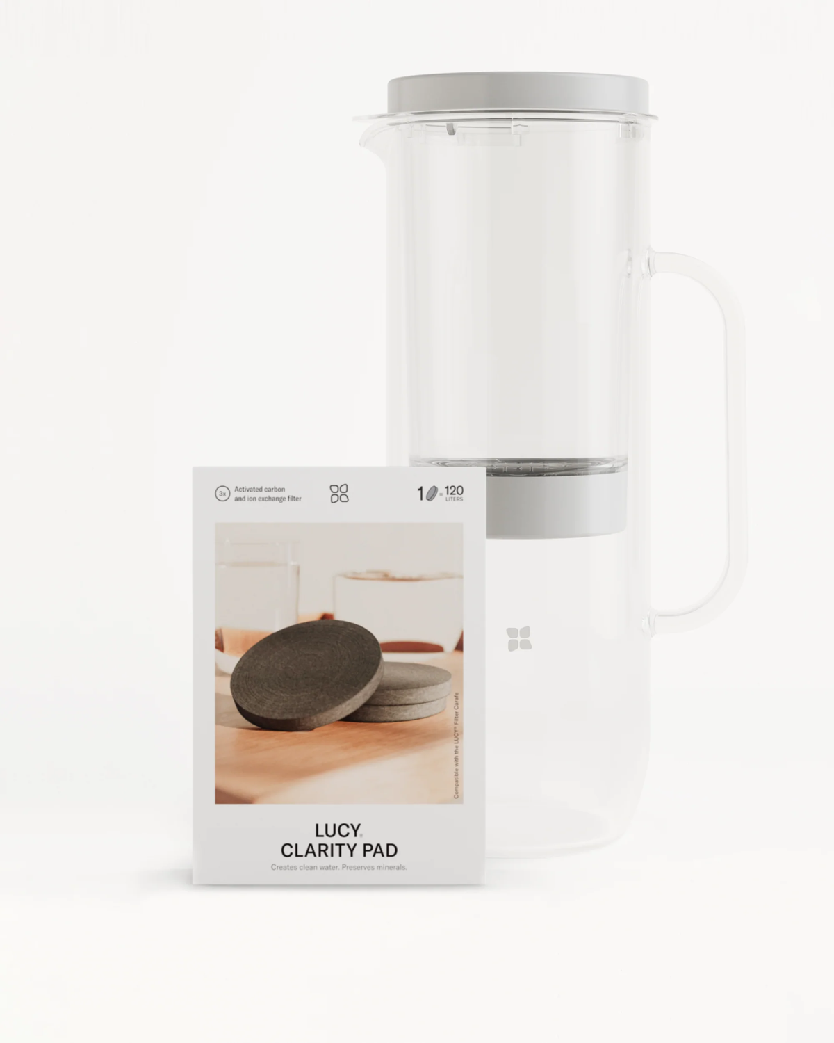 LUCY® Filtračná Karafa s Filtračnými vložkami