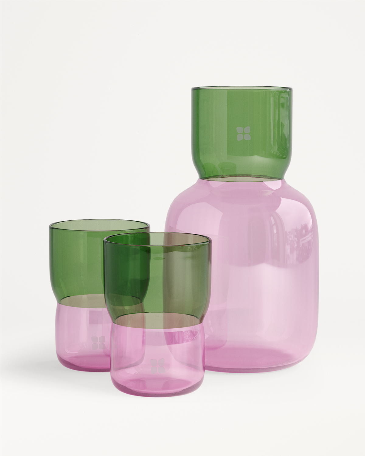 Set so Zaoblenou Karafou