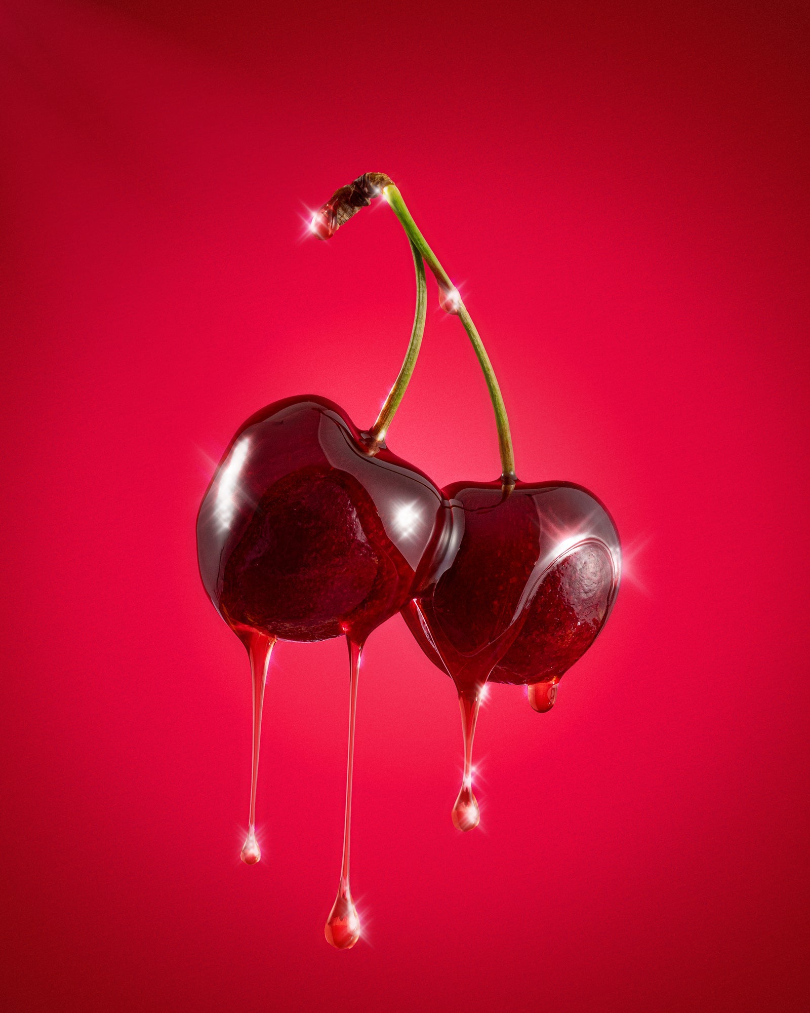 Sklenená Fľaša SOUR CHERRY