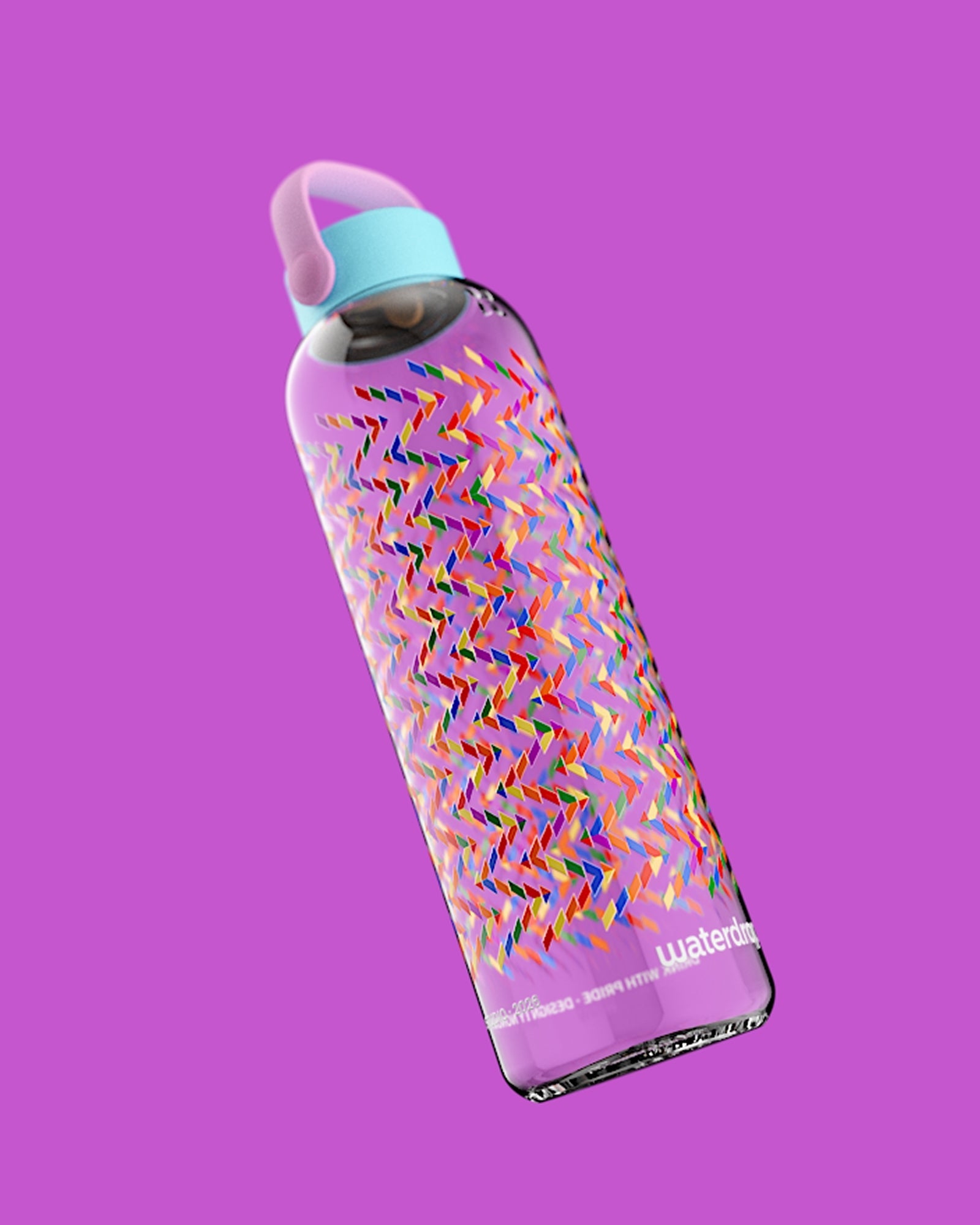 Sklenená Fľaša Rainbow