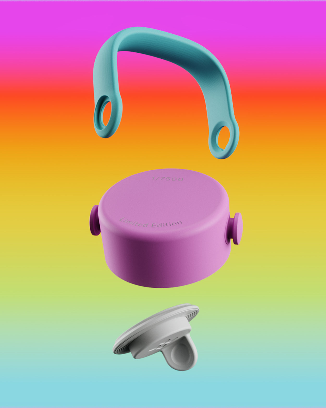 Sklenená Fľaša Rainbow