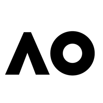 Čierne logo so štýlizovaným trojuholníkom a kruhom.